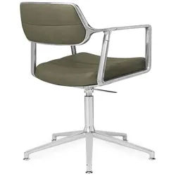 Drehstuhl Vipp 453+ Vipp grün, Designer Vipp Design, 70-77.5x67x67 cm