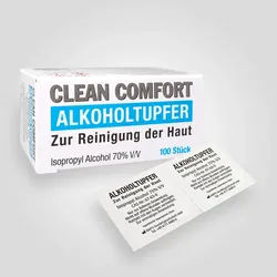 AMPRI Clean Comfort Alkoholtupfer 20 Boxen á 100 Stück