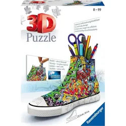 Ravensburger 3D-Puzzle Sneaker Graffiti Style, 108 Puzzleteile, Made in Europe bunt