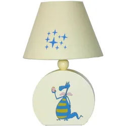 Kindertischleuchte , Gelb , Textil, Holzwerkstoff , 17x20x17 cm , RoHS, Europäischer Sicherheitsstandard , einfach zu transportieren , Lampen & Leuchten, Leuchtenserien