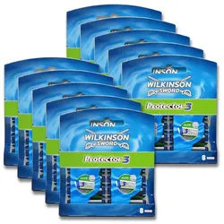 Wilkinson Rasierklingen Wilkinson Protector 3 Rasierklingen, 8er Pack x 10