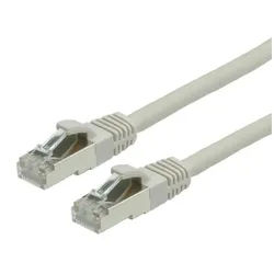 VALUE Patchkabel Cat.6 (Class E) S/FTP (PiMF), LSOH LAN-Kabel, RJ-45 Männlich (Stecker), RJ-45 Männlich (Stecker) (50.0 cm) grau