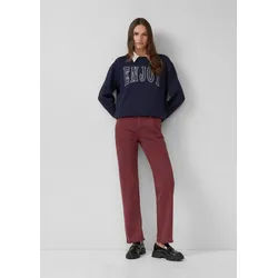 s.Oliver Regular-fit-Jeans Jeans-Hose KAROLIN Jeans Karolin / Regular Fit / Mid Rise / Straight Leg rot 46/32