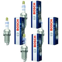 4x Zündkerze BOSCH 0 242 240 628 für Ford Porsche Escort V 911 Cayenne