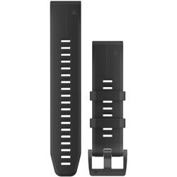 Garmin Quickfit Silikon Armband 22mm Schwarz / Schwarz fenix 6/7, epix2