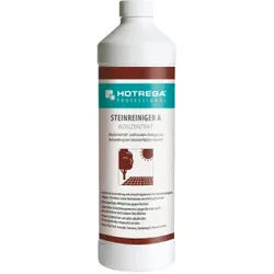 HOTREGA® PROFESSIONAL A Steinreiniger, Alkalischer Hof- und Fassadenreiniger zur Behandlung von Steinoberflächen, 1 Liter - Flasche