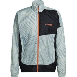 adidas Terrex Terrex Trail Running Printed Windbreaker lingrn/maggre (AEJS) L