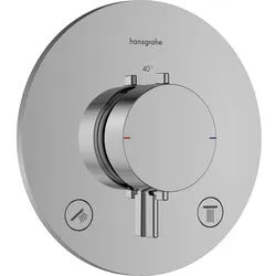 Hansgrohe Thermostat Unterputz Ecostat Comfort S, für 2 Verbraucher, chrom