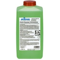 Kiehl-Desisan Konzentrat Desinfektionsreiniger, Flüssiger säurefreier Desinfektionsreiniger, 1 Karton = 3 Flaschen à 2 Liter