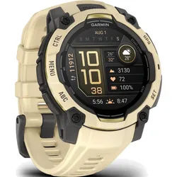 Garmin Instinct® 3 Instinct 3 – 45 mm, AMOLED Grau/Citrine mit Silikon-Wechselarmband 22 mm - Limited Edition" 010-02936-02" - digital,schwarz,Grau / Citrine - 45mm