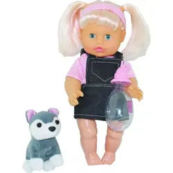 Bambolina: Puppe Nena mit Hündchen - 36 cm