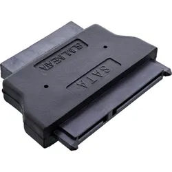 INLINE Adapter SATA, 22pol, ST (7+15) auf Slimline 13pol, BU (7+6)