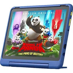AMAZON Fire HD 10 Kids Pro (2023), Tablet, 32 GB, Zoll, Schwarz, mitgelieferte Hülle im Nebula Design