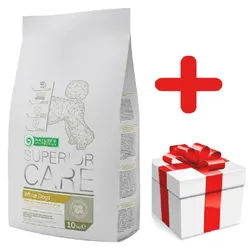 NATURES PROTECTION Superior Care Small Mini White Dogs Adult 10kg + Überraschung für den Hund