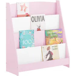 SoBuy Kinderregal Rosa , Holzwerkstoff , 80x88x30 cm , Babymöbel & Kindermöbel, Babyzimmer, Babyregale & Kinderregale