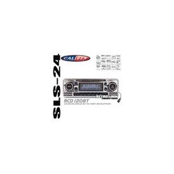 Caliber RCD120BT FM RDS "Retro Look" Radio mit Bluetooth CD MP3 USB SD A2DP Autoradio Chrome Finish