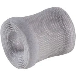 INLINE Kabelschlauch, Gewebeschlauch mit Klettverschluss, 1m x 40mm grau