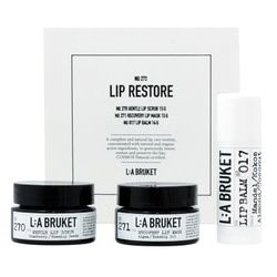 L:A Bruket Lip Restore Kit Lippenpflegeset