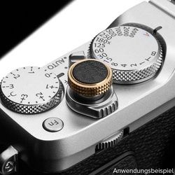 Gariz Soft button & Hot shoe XA-SBLBK passend für Fujifilm X Serie, Leica, Nikon, etc. black