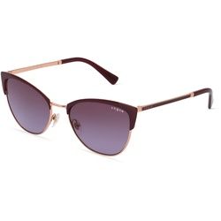 Vogue eyewear VO4251S Damen-Sonnenbrille Vollrand Browline Metall-Gestell, Gold