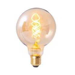 LED-Filamentlampe Globe E27 G95 4W 180lm 1800K 3er