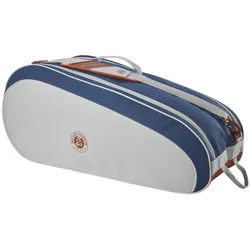 Wilson Tennis-Racketbag Roland Garros Team (Schlägertasche, 2 Hauptfächer) 2024 cremeweiss/clay/navy 6er