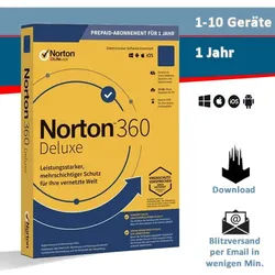 Norton 360, 1/3/5/10 Geräte, Download