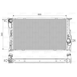 VALEO Motorkühler für BMW 3 1 X1
