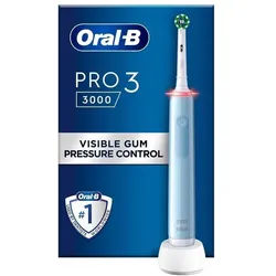 Oral-B - Elektrische Zahnbürste 'Pro 3 Cross Action' in Blau 1 St