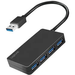 LOGILINK USB3.2 Hub UA0396, 4-Port, schwarz