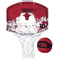 Wilson NBA Team Chicago Bulls Mini Hoop, Unisex, rotes Basketball-Rückbrett