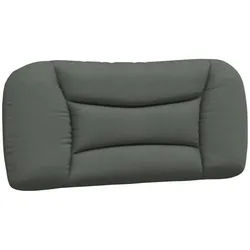 vidaXL Kopfteil, Bett Kopfteil-Kissen Dunkelgrau 80 cm Stoff