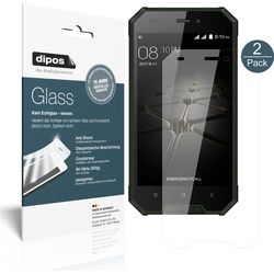 Dipos Displayschutz Anti-Shock (2 Stück, BV4000), Smartphone Schutzfolie