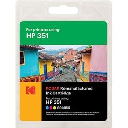 Kodak Supplies 185H035113 passend für HP DJD4260 Tinte Color kompatibel zu HP351/CB337EE 170 Seiten, Druckerpatrone