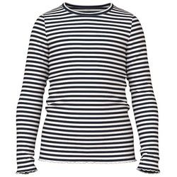 name it - Langarmshirt NKFVEMMA STRIPES in jet stream, Gr.122/128