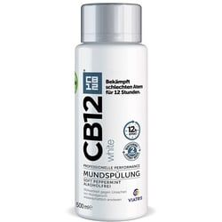 Cb12 White Mundspülung: Mundwasser für weißere Zähne und frischen Atem, mit Zinkacetat & Chlorhexidin 500 ml 500 ml Mundwasser