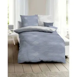 kaeppel Bettwäsche Satin Ikat taube 200x200 cm + 2x80x80 cm