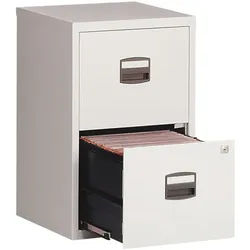 Bisley Home Hängeregistraturschrank »PFA« A4, einbahnig, 2 Schübe grau, 41.3x67.2x40 cm
