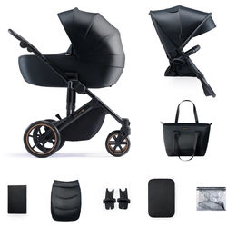 Kinderkraft Prime 2 2in1 Venezian Black, Schwarz