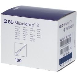 BD MicrolanceTM 3 Nadeln 23 G 0,6 x 25 mm blau