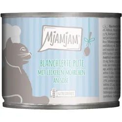 MjAMjAM blanchierte Pute mit leckeren Möhrchen an Soße 6x185 g