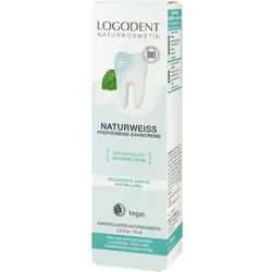 Logona Gesichtspflege ZahnpflegeNaturweiss Pfefferminz-Zahncreme 75 ml