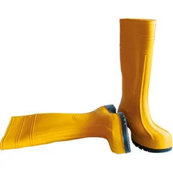 Bau-Sicherheitsstiefel / PVC S5 - 41 - Gelb