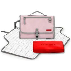 Skip Hop Wickeltasche Pronto, pink, mit Befestigung für Kinderwagen rosa