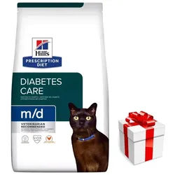 HILL'S PD Prescription Diet Feline m/d 3kg + Überraschung für die Katze