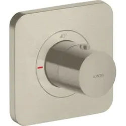 hansgrohe Fertigset Axor Citterio E UP-Thermostat 120x120mm, brushed nickel
