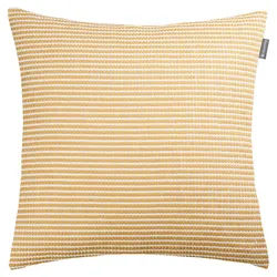 Musterring Kissenhülle , Creme, Gelb , Textil , Streifen , 45x45 cm , hochwertige Qualität , Heimtextilien, Bezüge, Kissenbezüge