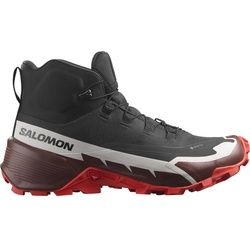 SALOMON CROSS HIKE MID GTX 2 - Hr., black/bitterchocolate/fieryred (11 UK)