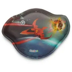 ergobag Schulranzen Blinkie Klettie Weltraumflitzer (1 Stück), Klettverschluss, Klettmotiv blau