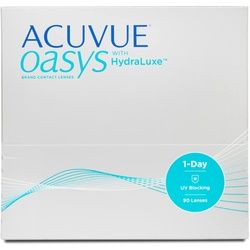 Johnson & Johnson Acuvue Oasys 1-Day (90er Packung) Tageslinsen (1 dpt & BC 8.5) mit UV-Schutz